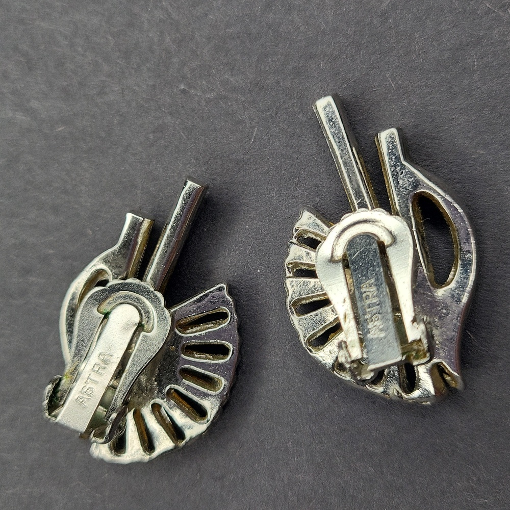 Rare Joseph Weisner Clip Earrings - Picture 3 of 5